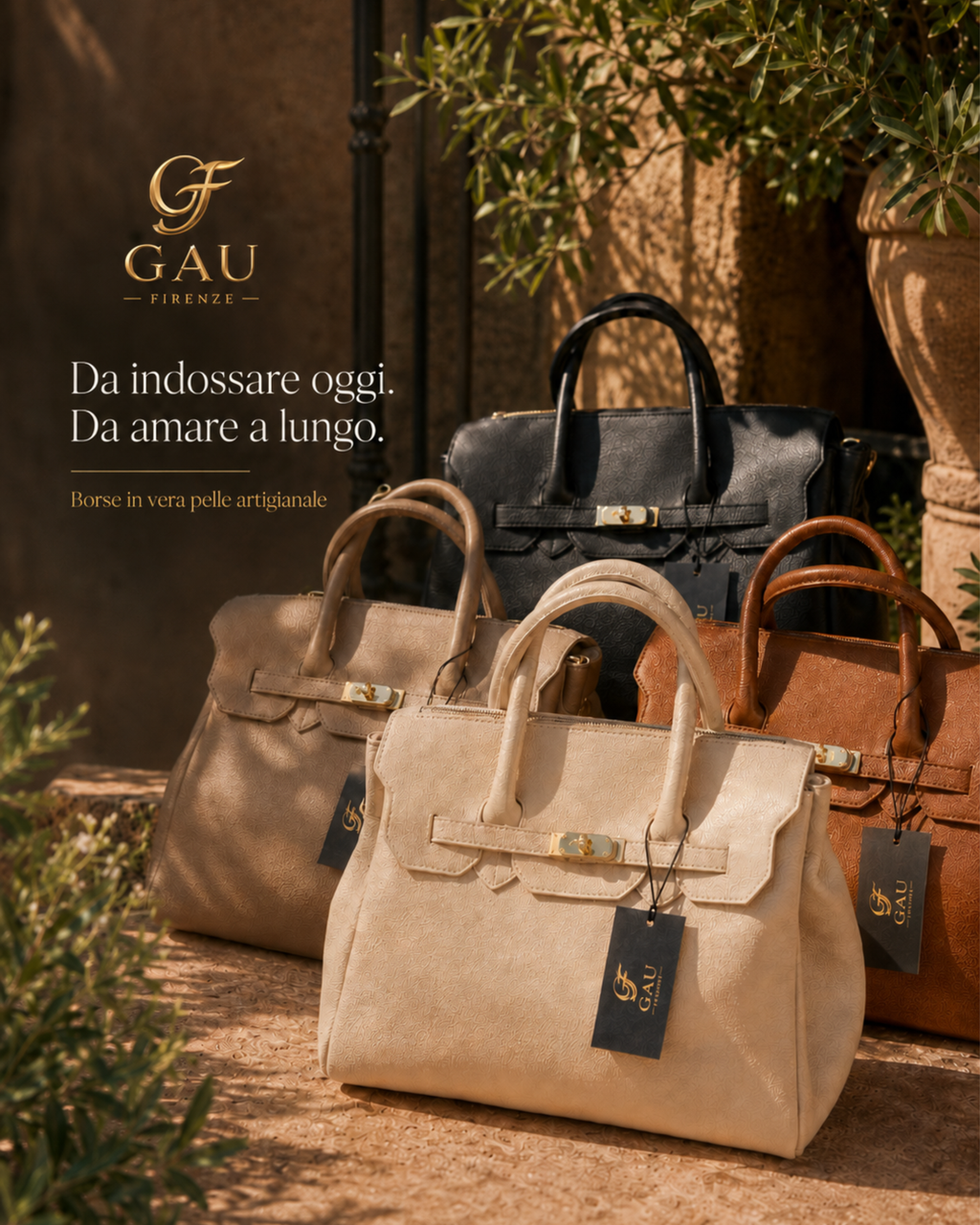 Borsa in pelle IRIS
