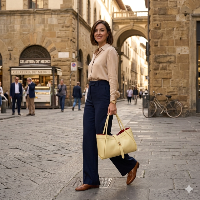 Leather bag FLORENCE